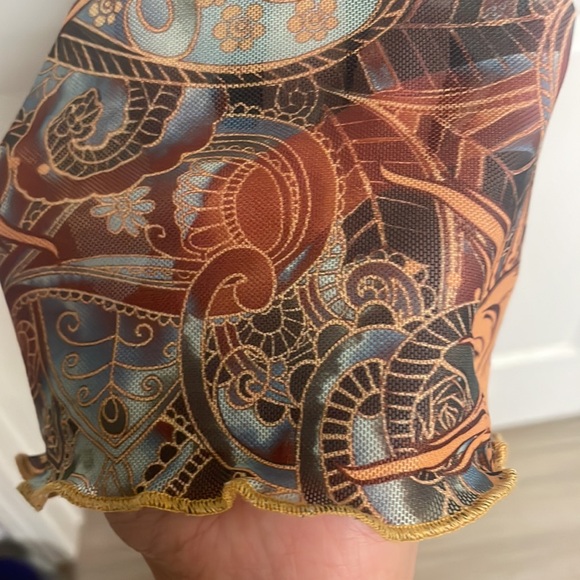 Shrub Sun Boho Hippie Spaghetti Strap Dress-Large - Picture 6 of 8